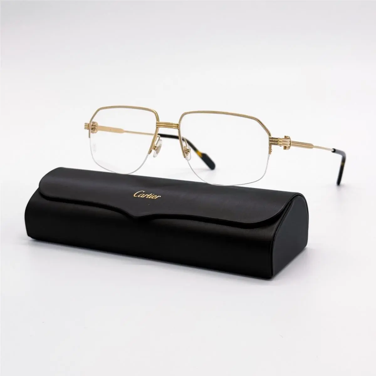 Cartier CT0285O 002 Gold Men Eyeglasses