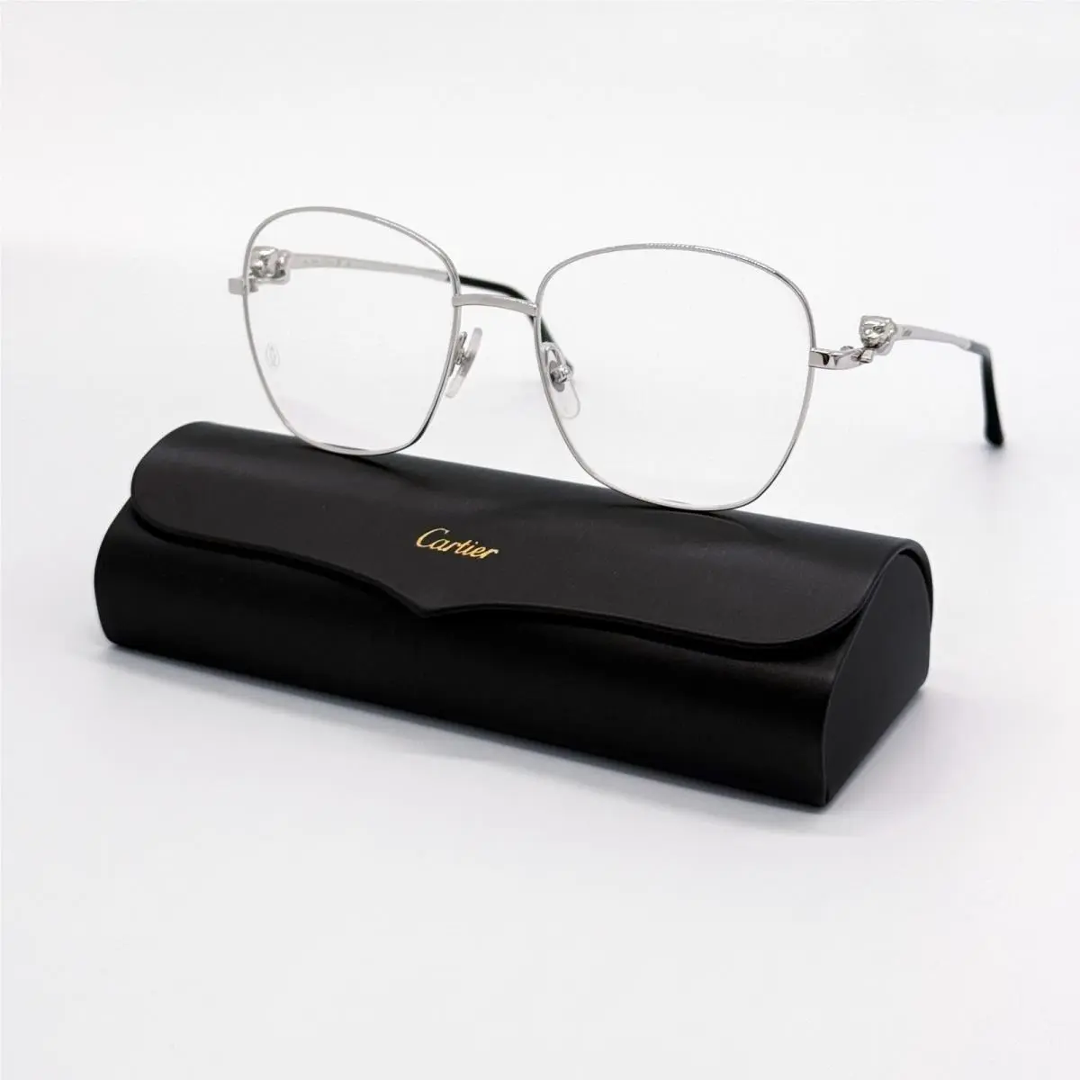 Cartier CT0371O 002 Silver Women Eyeglasses