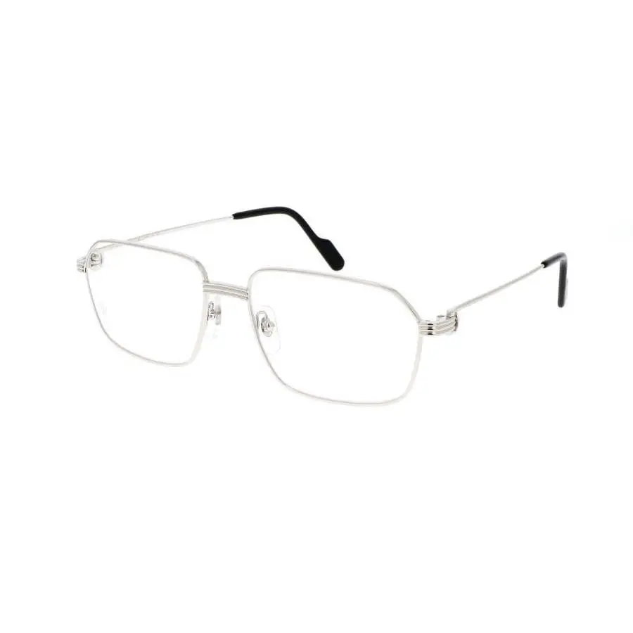 CT0445O 004 Silver Eyeglasses by Cartier