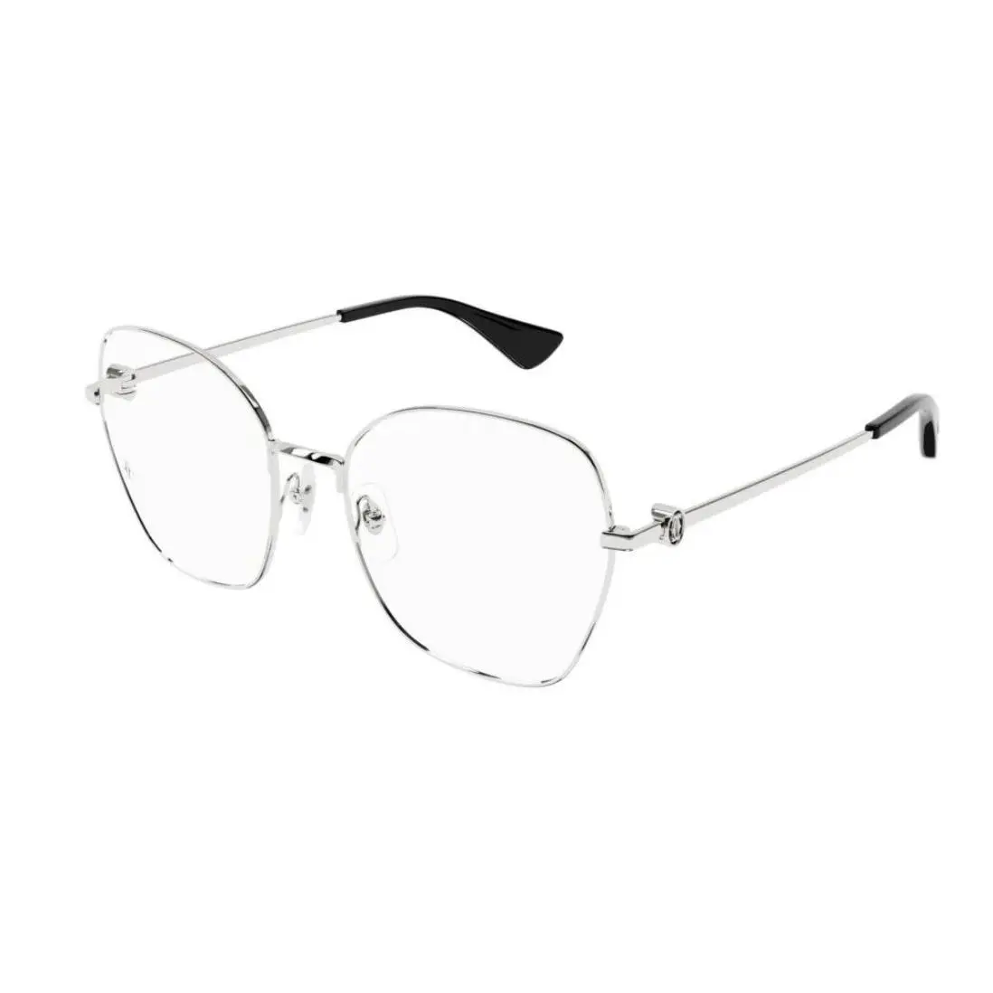 CT0413O 002 Silver Eyeglasses by Cartier