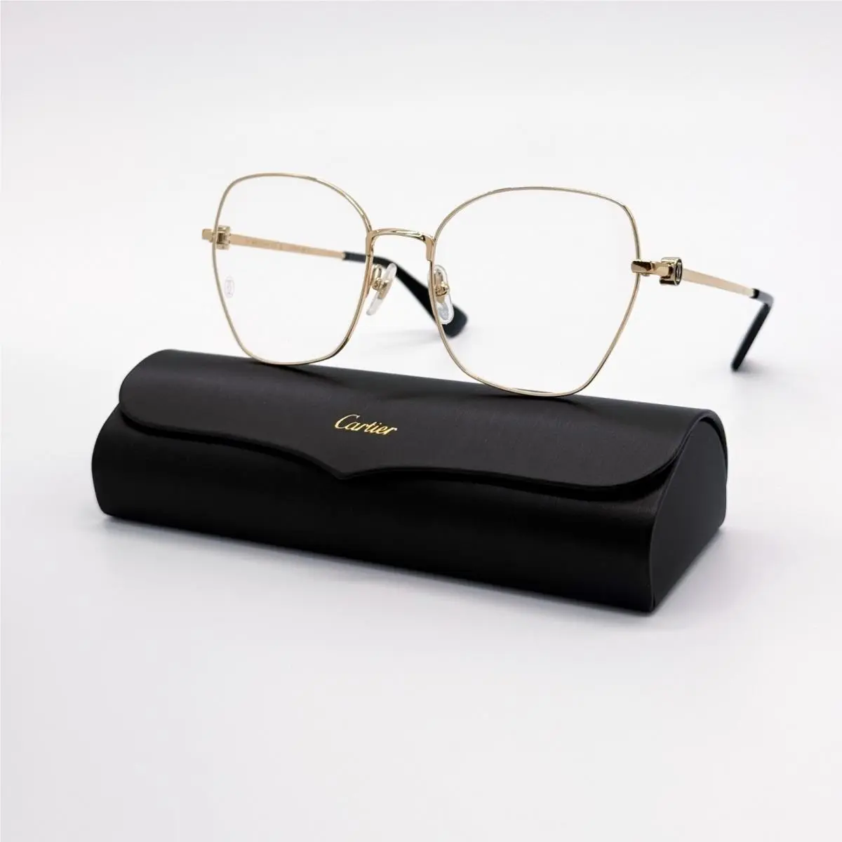 Cartier CT0413O 001 Gold Women Eyeglasses Authenitc