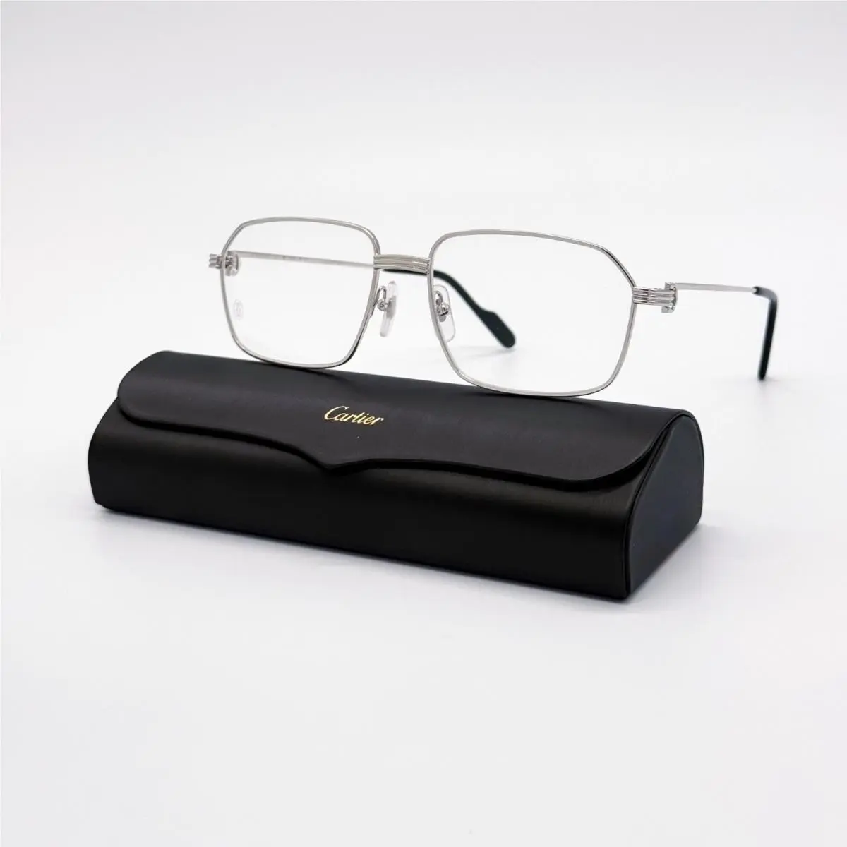 Cartier CT0445O 004 Silver Eyeglasses