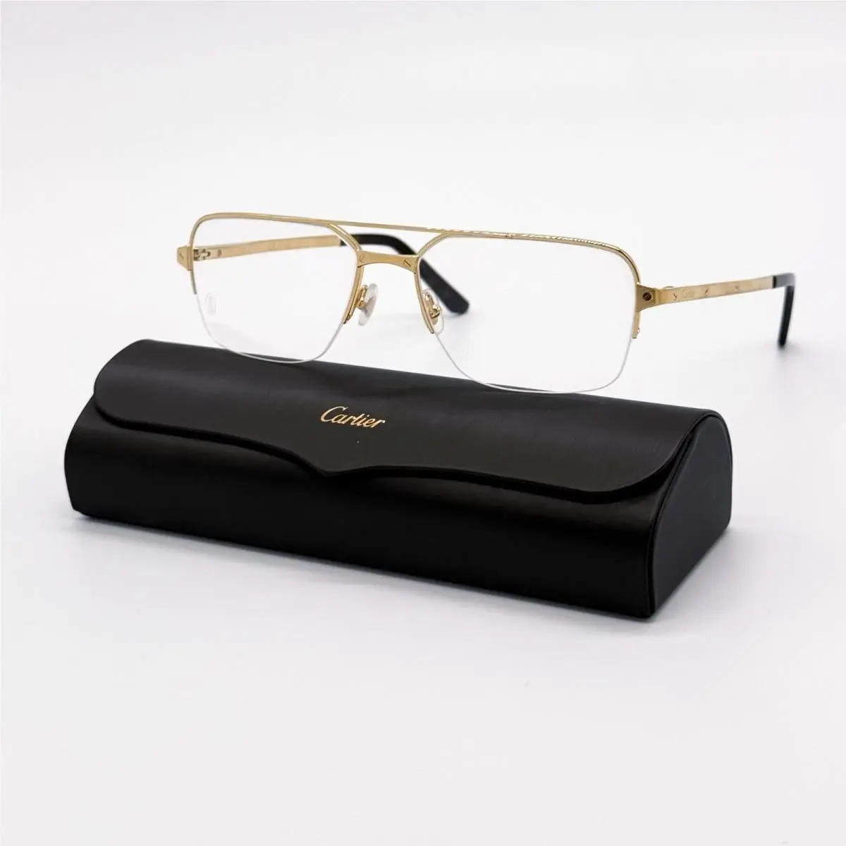 Cartier CT0308O 003 Gold Men Eyeglasses