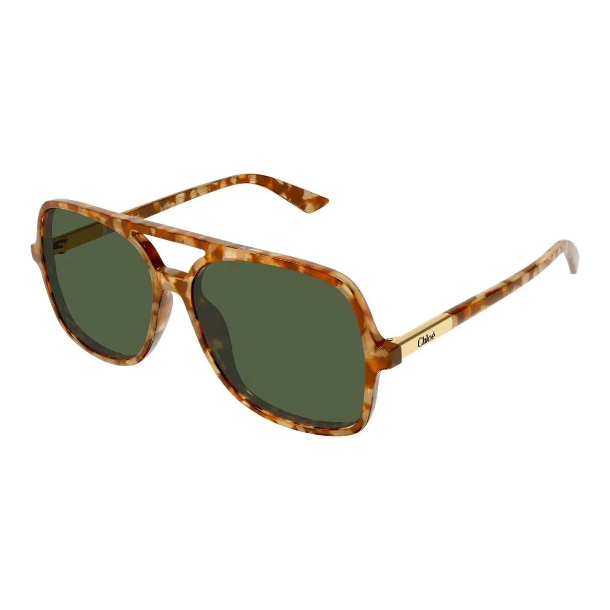 Chloe CH0364S Havana/green 003 Sunglasses