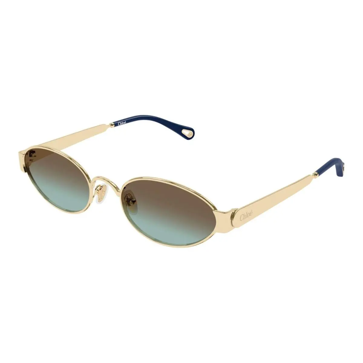 Chloe CH0355S Gold/green Brown Gradient 003 Sunglasses