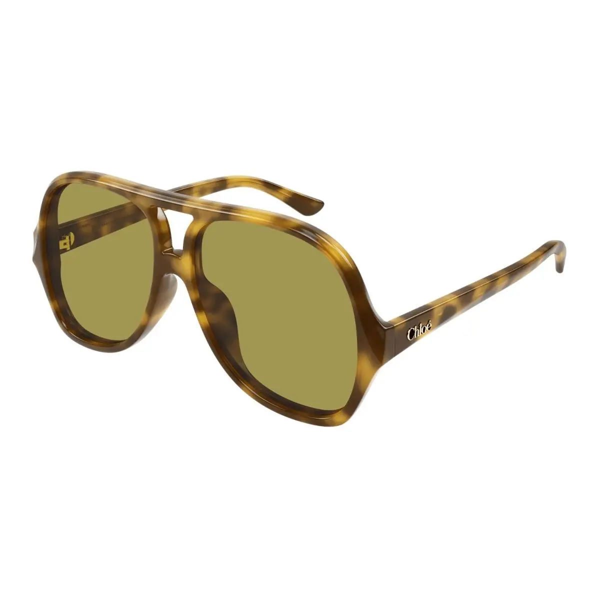 Chloe CH0289S Havana/green 003 Sunglasses by Chloé