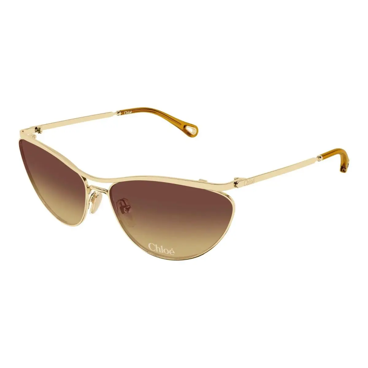 Chloe CH0386S Gold/brown Gradient 004 Sunglasses by Chloé