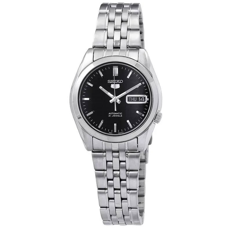 Series 5 Automatic Black Dial Mens Watch SNK361K1 by Seiko