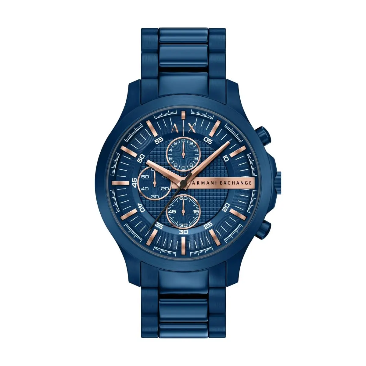 A X Men`s Chronograph Blue Stainless Steel Watch 46MM by Armani Exchange