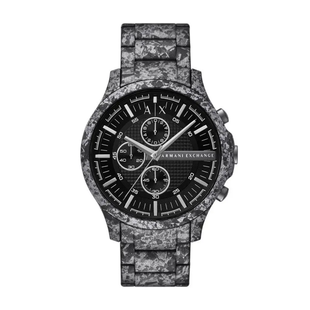 Men`s Chronograph Gunmetal Stainless Steel Camo by Armani Exchange