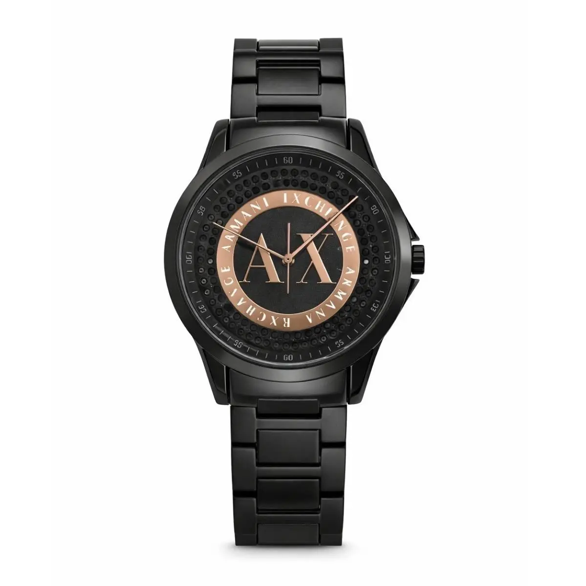 AX4323 Black Stainless Steel Men Watch 45mm by Armani Exchange