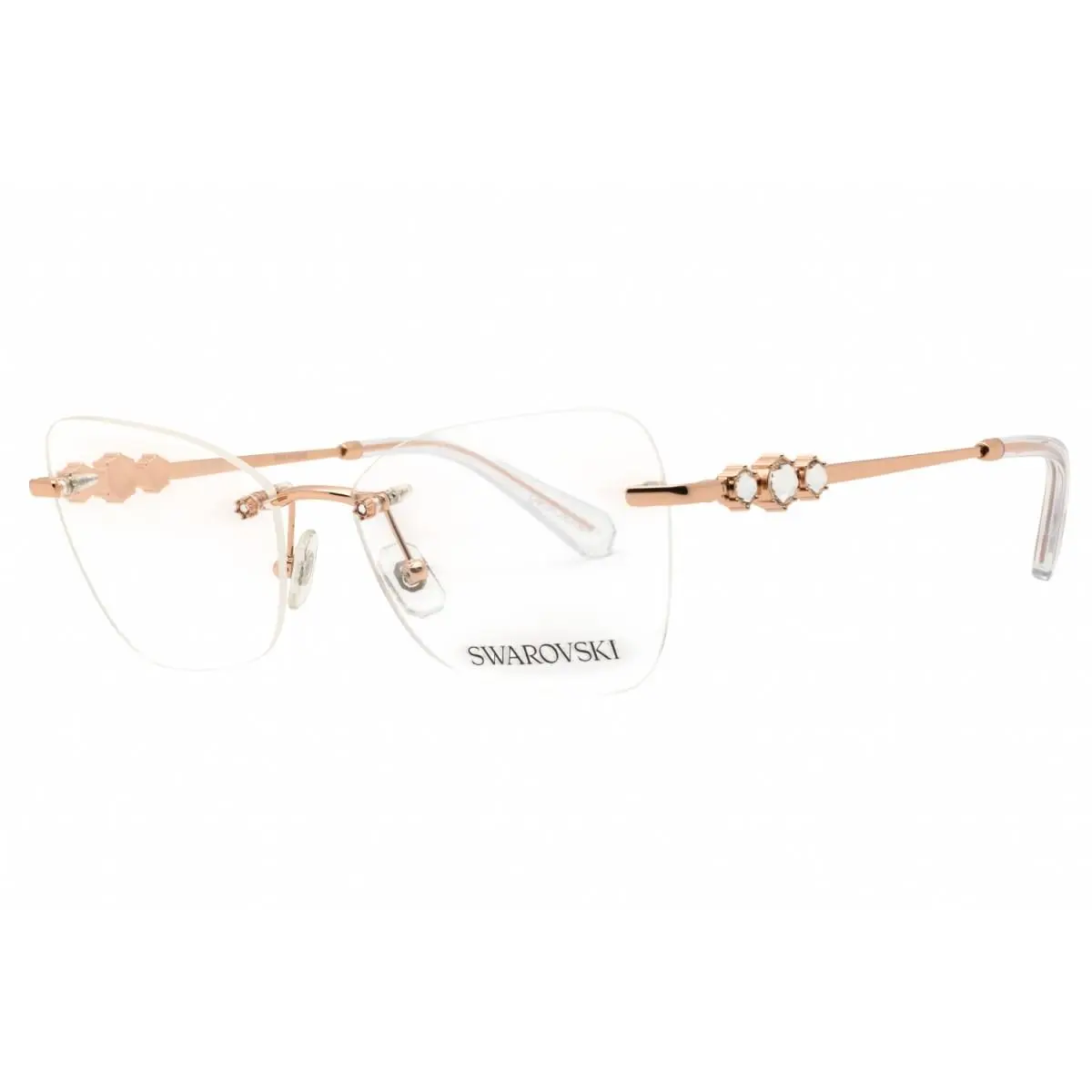 SK1014 4014 Rose Gold 53mm Eyeglasses by Swarovski