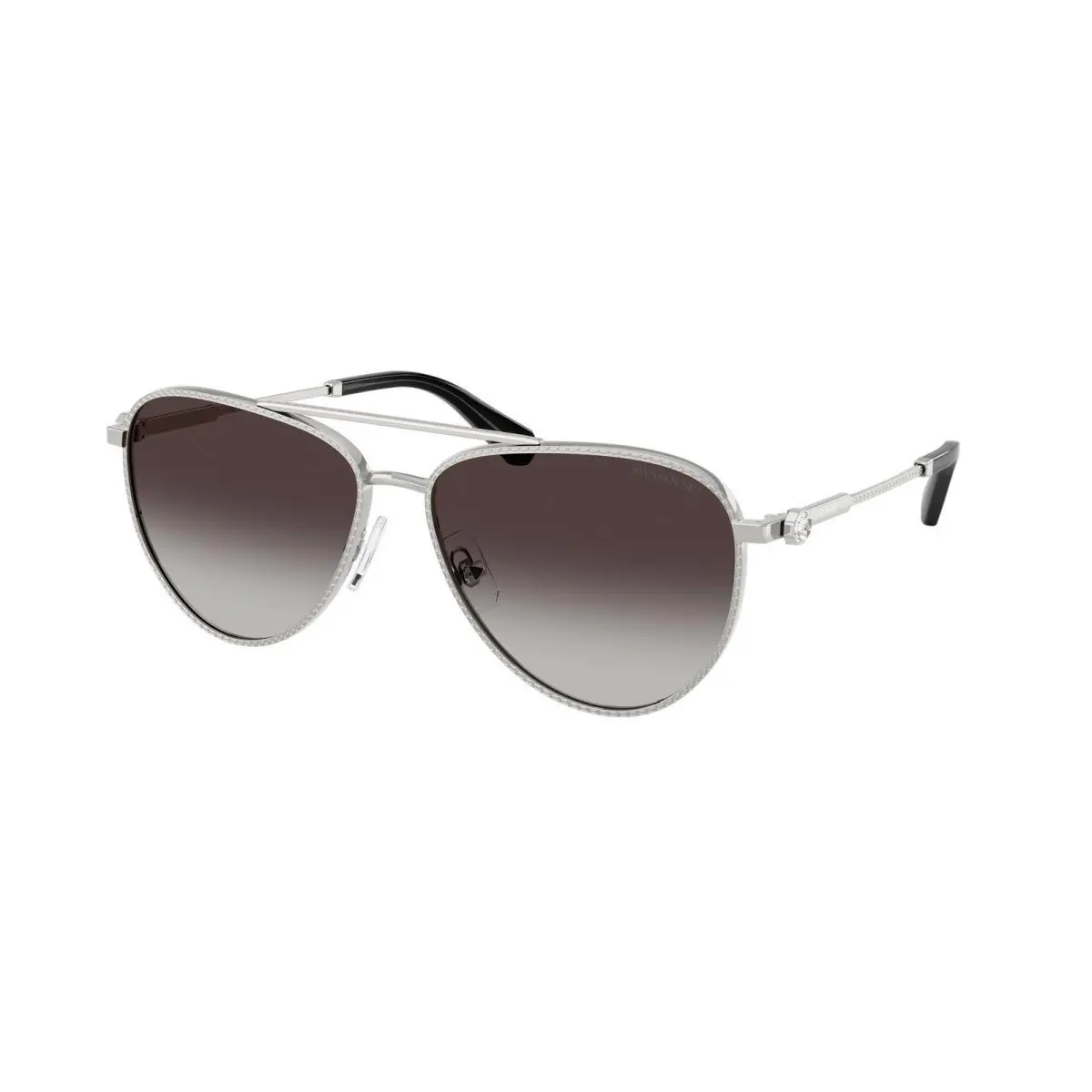 SK 7031 Silver / Gradient Grey 40018G Size 59 Sunglasses by Swarovski
