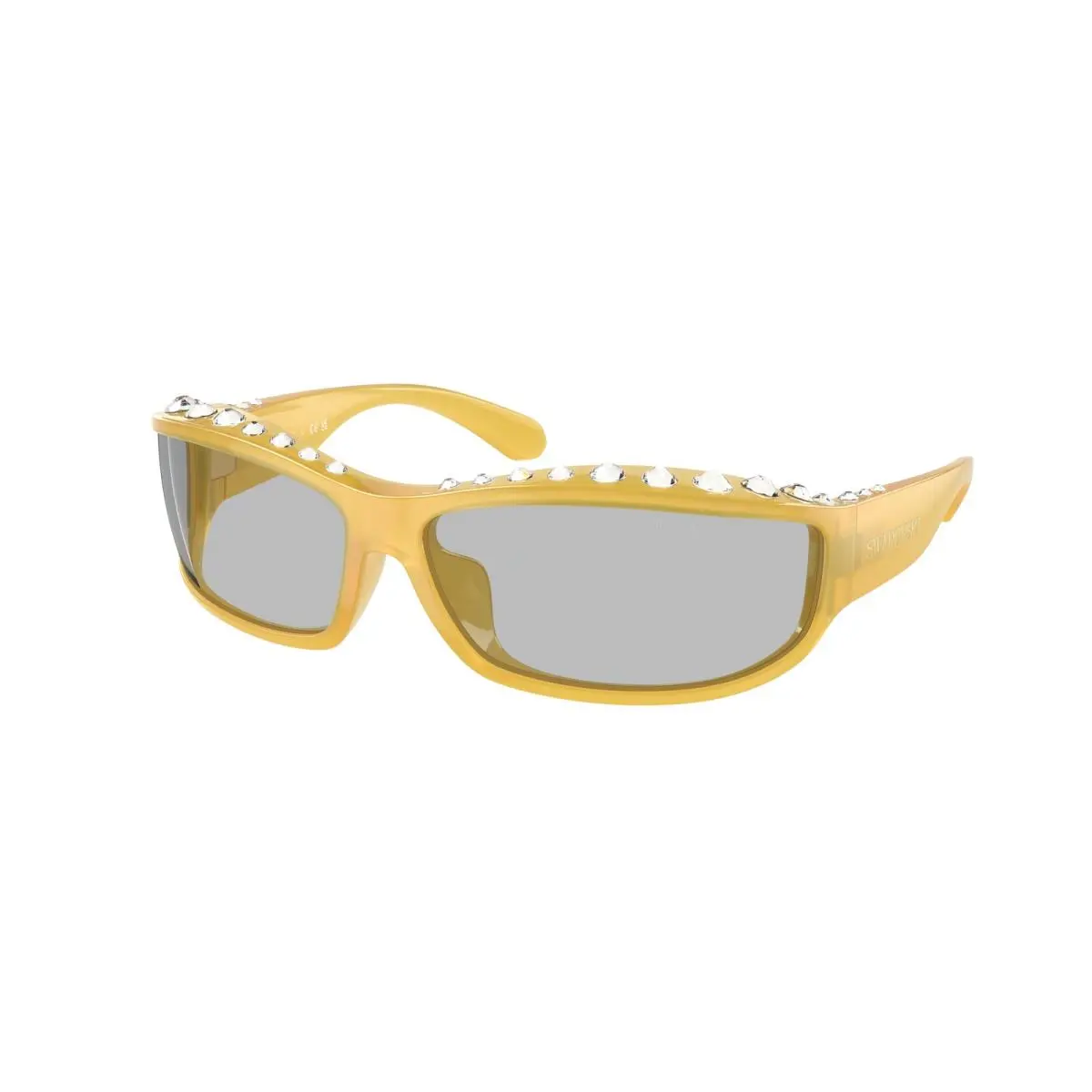 Swarovski SK 6009 Opal Light Topaz Grey 103087 Size 73 Sunglasses