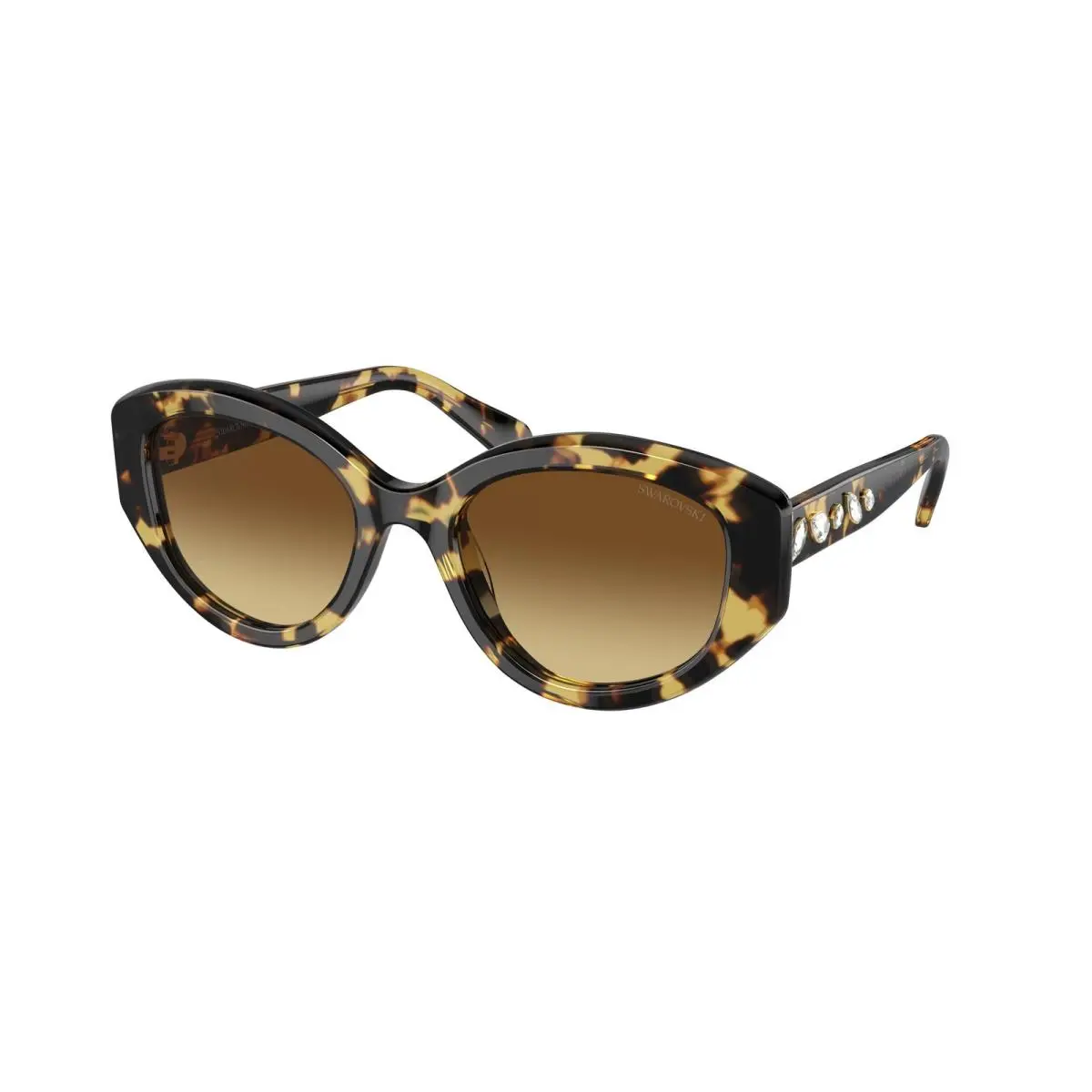 Swarovski SK 6005 Medium Havana Brown Gradient 100913 Size 53 Sunglasses