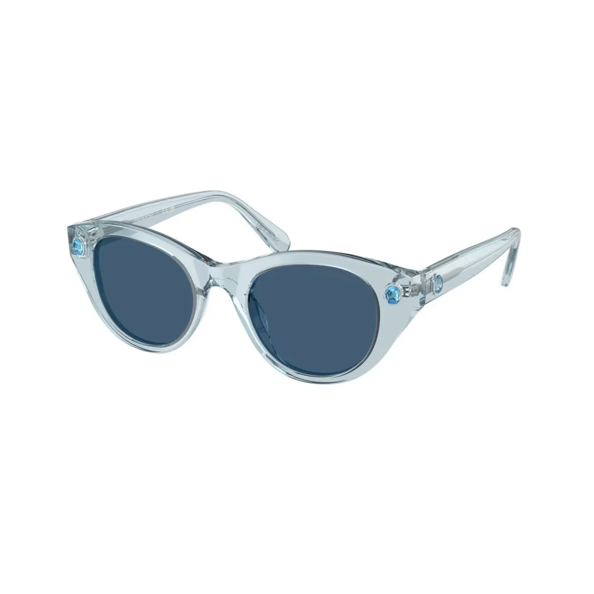 Swarovski SK 6025 Transparent Light Blue / Dark 106555 Size 47 Sunglasses