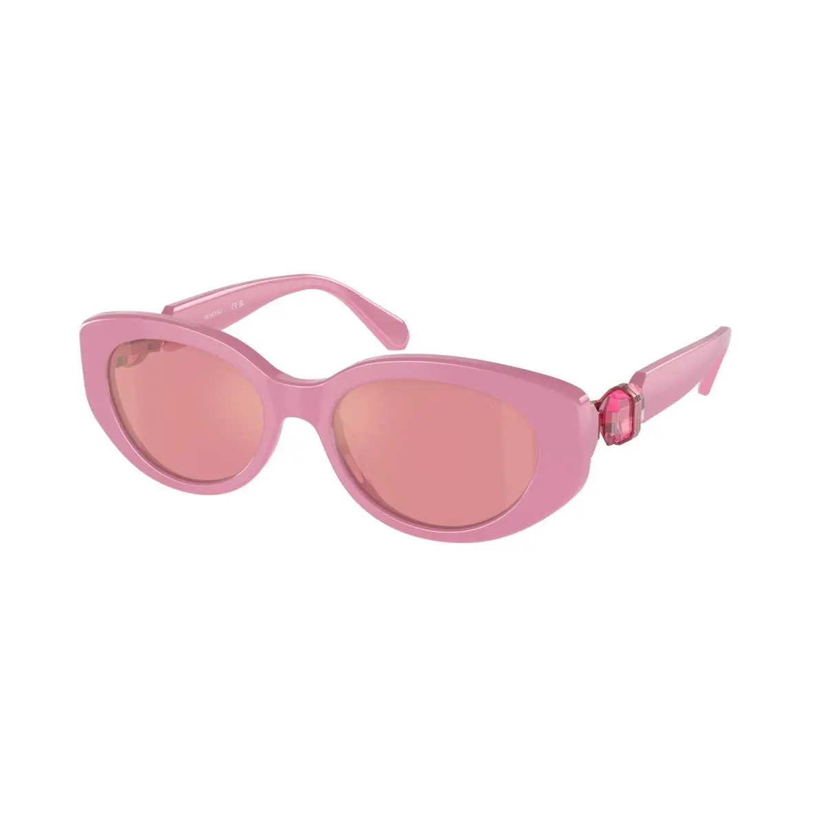 Swarovski SK 6002 Pink Mirror 1005E4 Size 53 Sunglasses