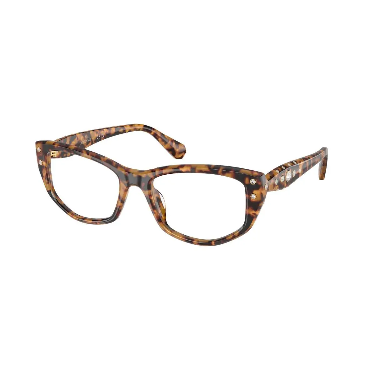 SK 2062 U Light Havana Demo Lens 1040 Size 54 Eyeglasses by Swarovski