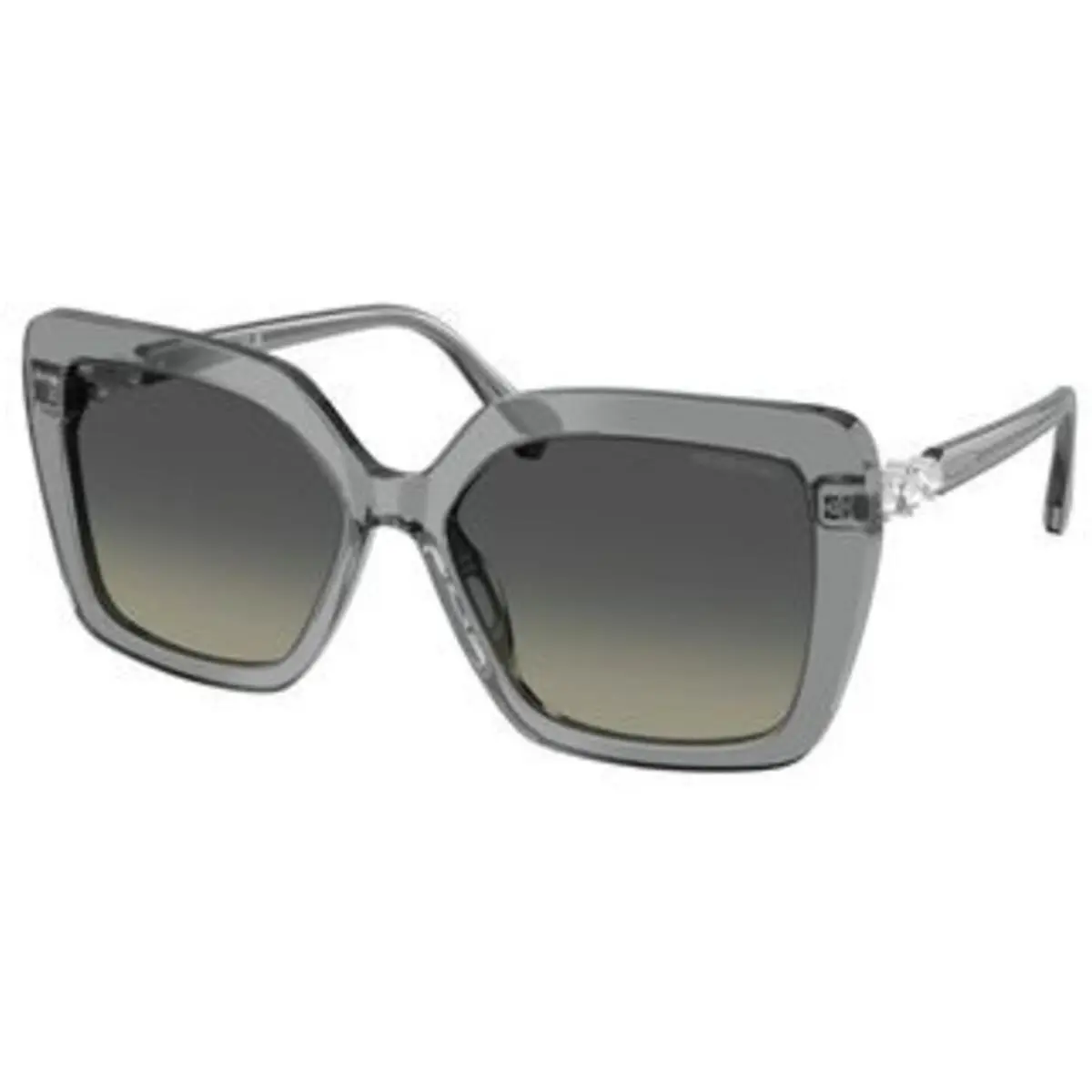 Swarovski SK 6049 Transparent Grey / Gradient 106211 Size 57 Sunglasses