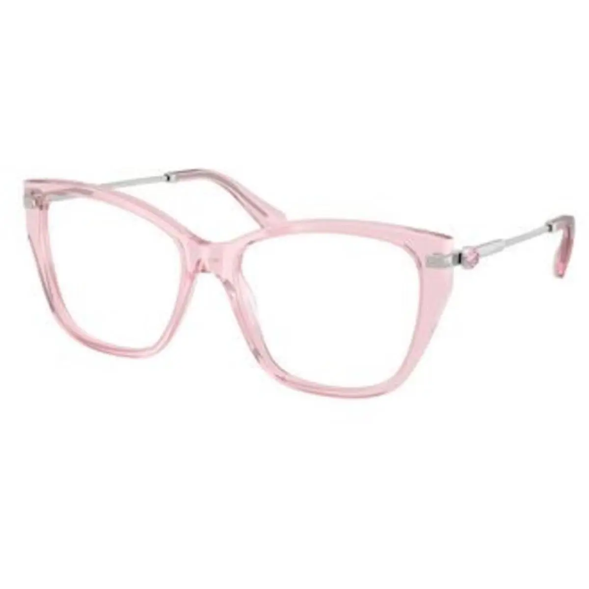 SK 2060 Transparent Pink Demo Lens 3001 Size 53 Eyeglasses by Swarovski