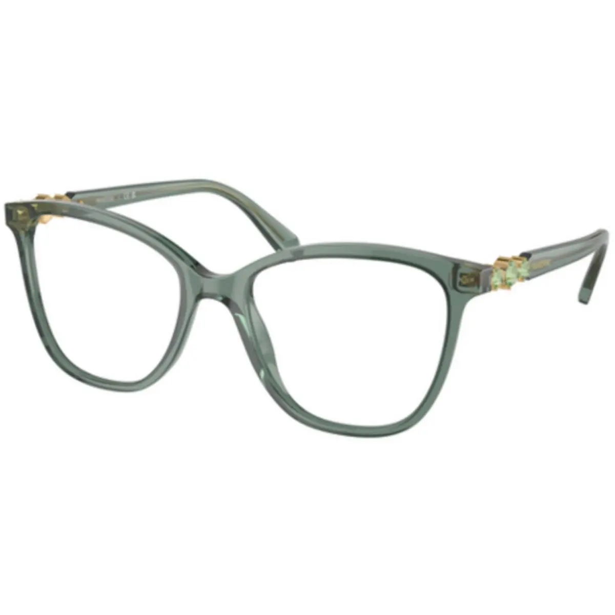 SK 2020 Trasparent Green 1043 Size 52 Eyeglasses by Swarovski