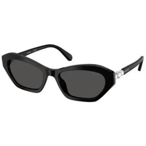 Swarovski SK 6048 Black / Dark Grey Polyamide Standard 103887 Size 54 Sunglasses