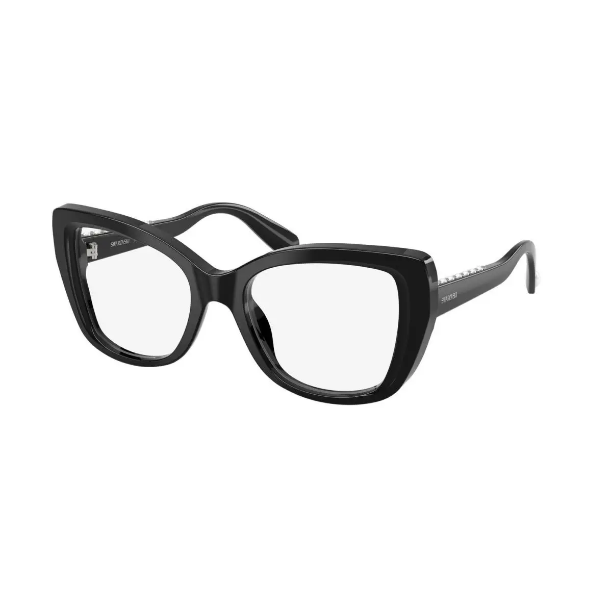 SK 2066 U Black Demo Lens 1001 Size 51 Eyeglasses by Swarovski