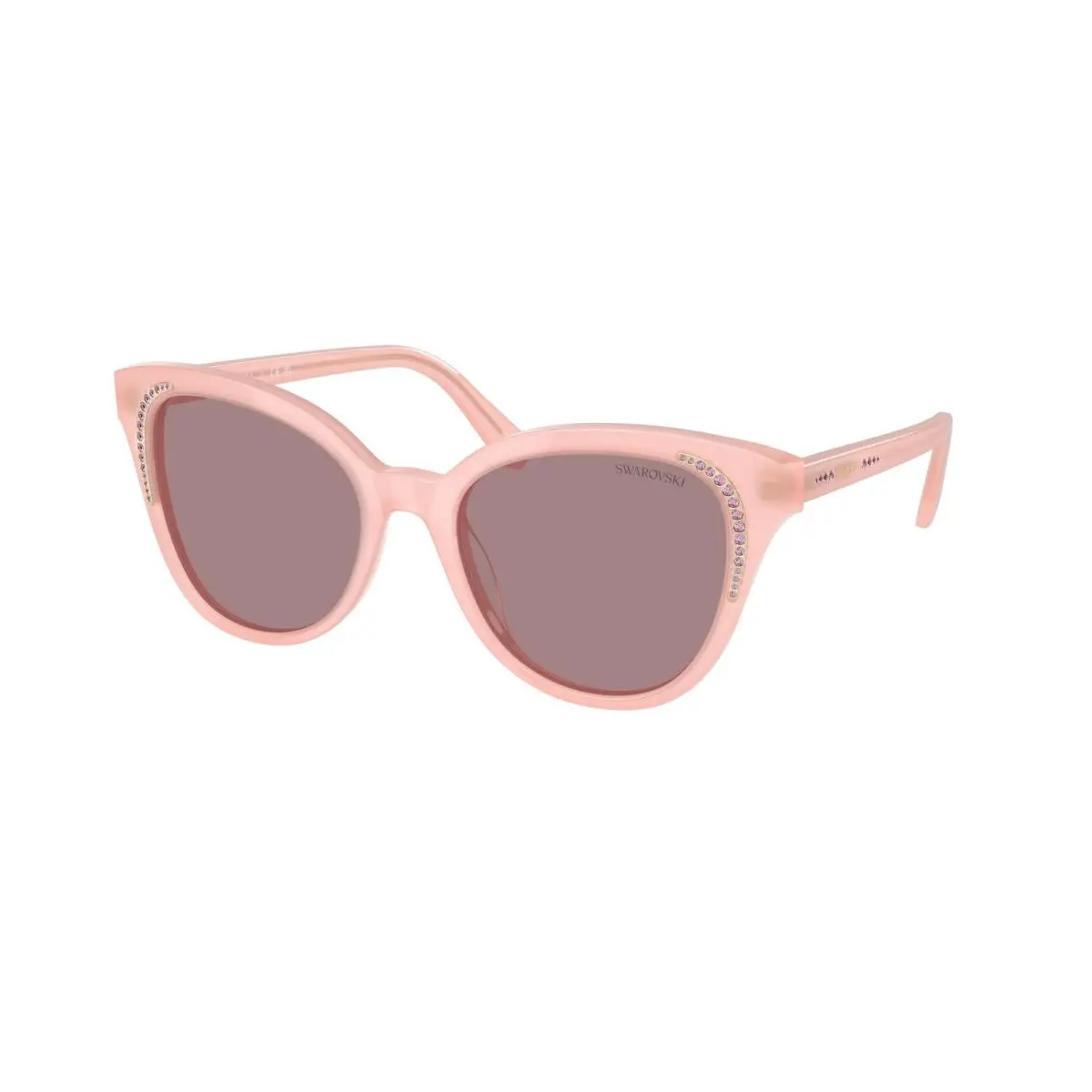 SK 6031 Milky Pink / Light Purple Brown 10317N Size 53 Sunglasses by Swarovski