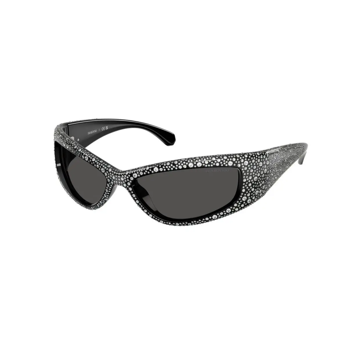 Swarovski SK 6027 Black / Dark Grey Polyamide Standard 100187 Size 60 Sunglasses