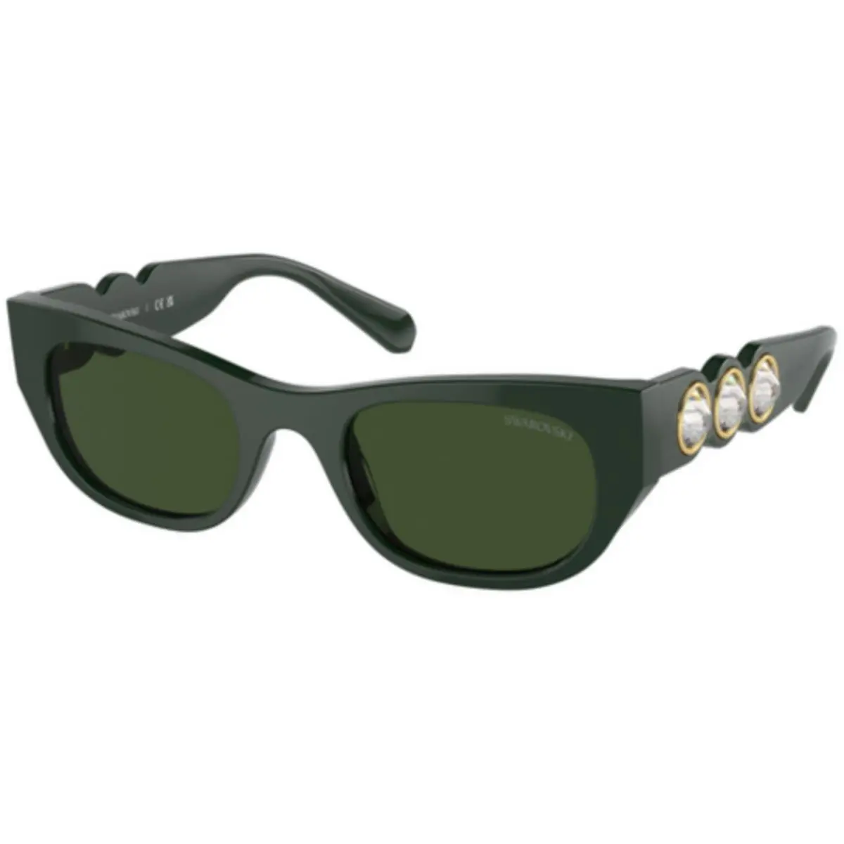 Swarovski SK 6022 Dark Green / Polyamide Standard 102671 Size 51 Sunglasses