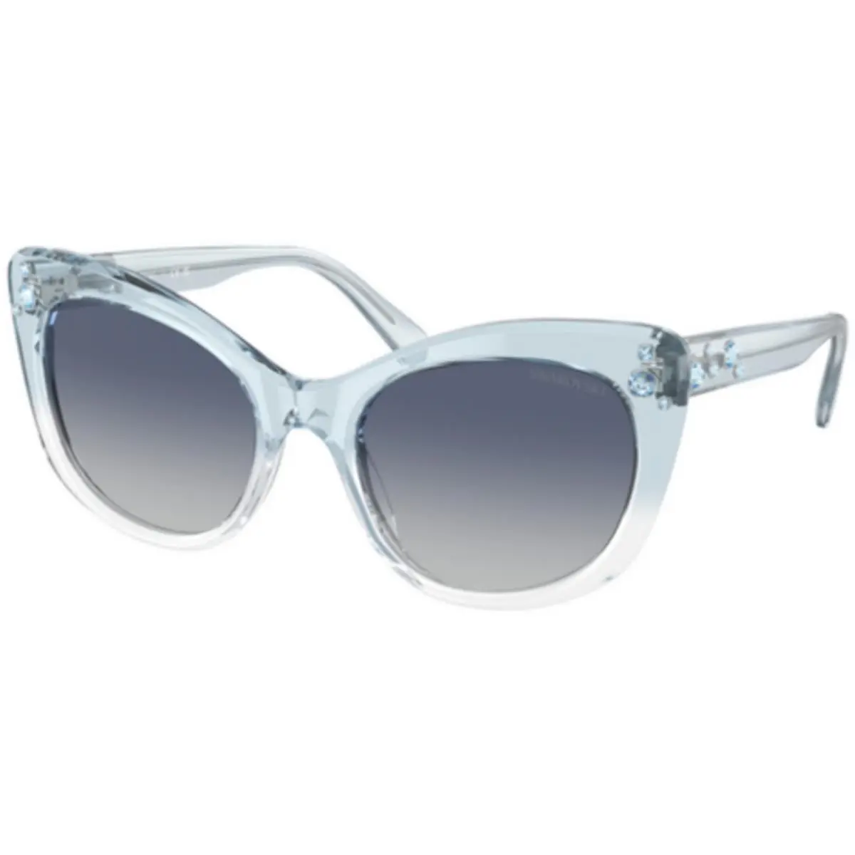 Swarovski SK 6020 Transparent Blu To Clear / Gradient 10474L Size 55 Sunglasses