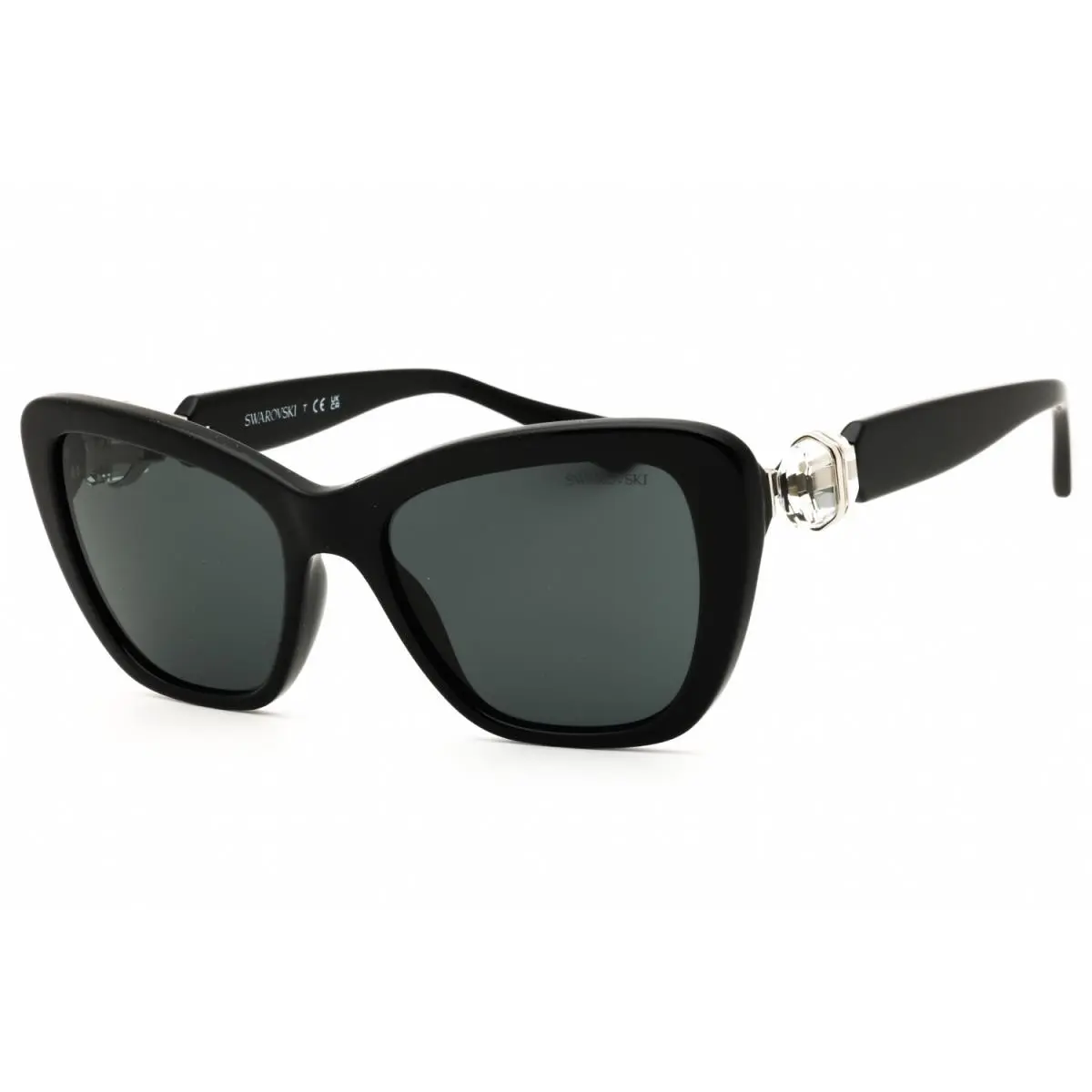 Swarovski SK6018-1001-52 Sunglasses Frame Size 52mm 135mm 18mm Black Women