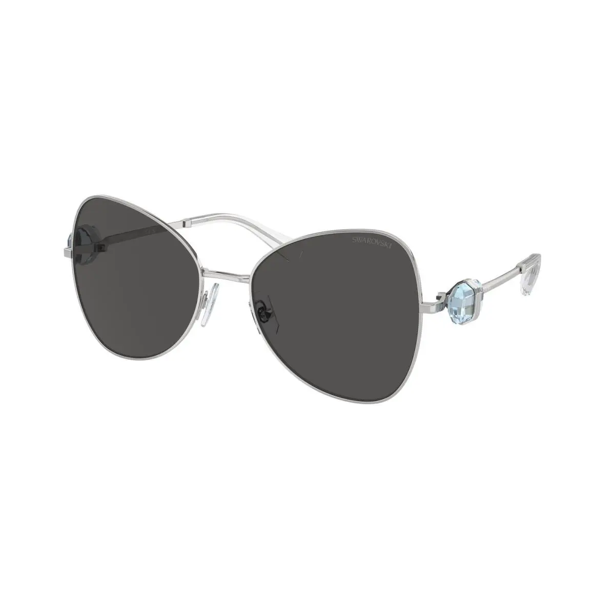 SK 7002 Silver Dark Grey 400187 Size 57 Sunglasses by Swarovski