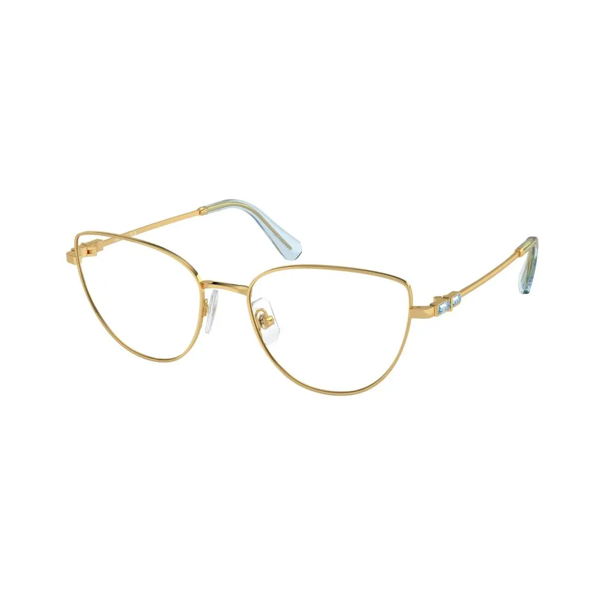 SK 1007 Gold 4021 Size 53 Eyeglasses by Swarovski