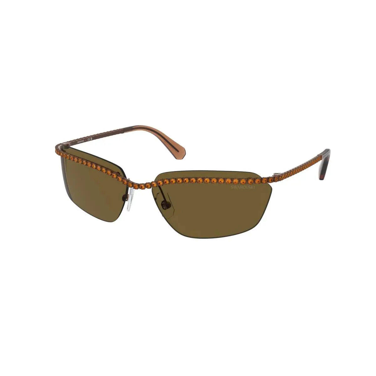 Swarovski SK 7001 Brown Dark 400273 Size 64 Sunglasses
