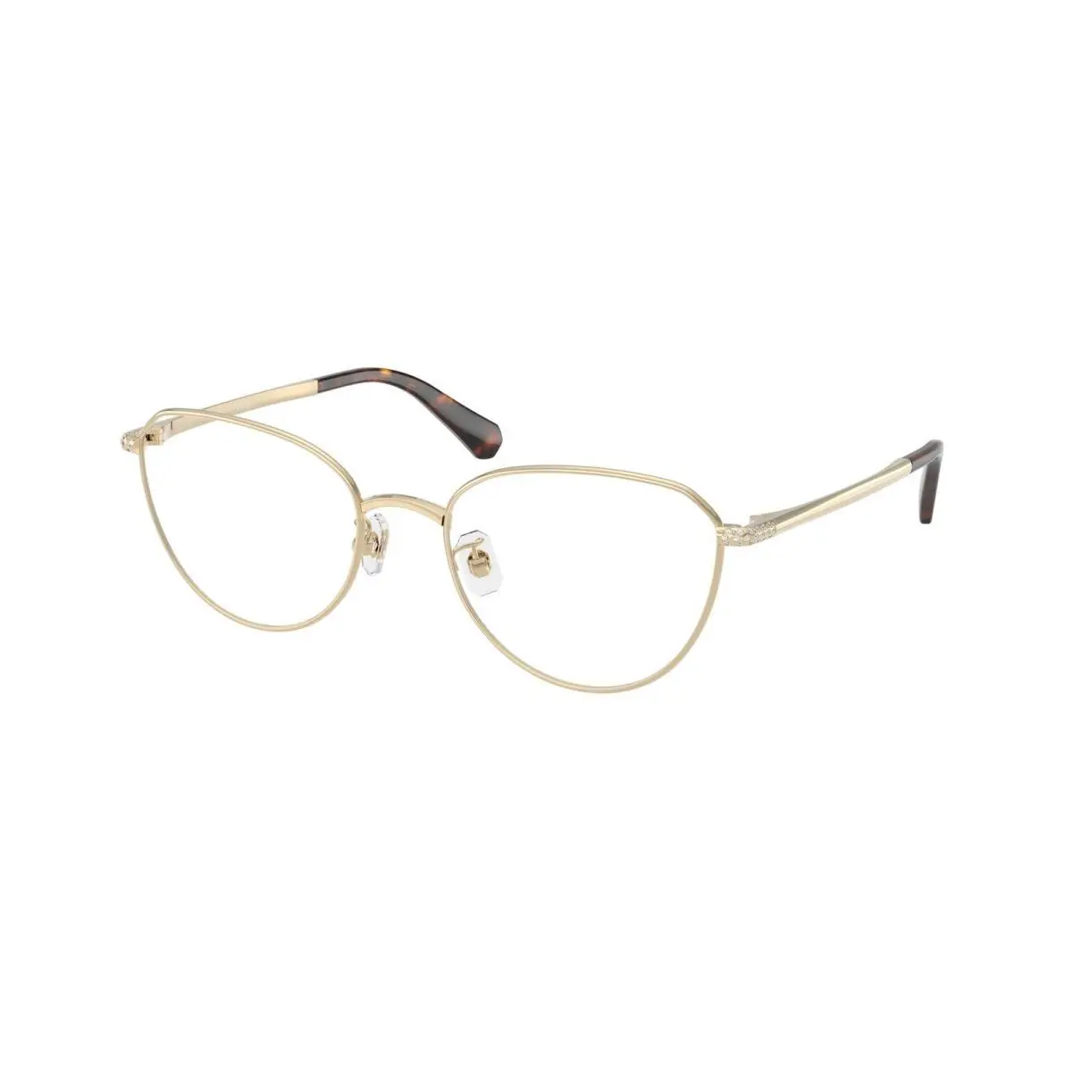 SK 1029 D Pale Gold Demo Lens 4013 Size 54 Eyeglasses by Swarovski