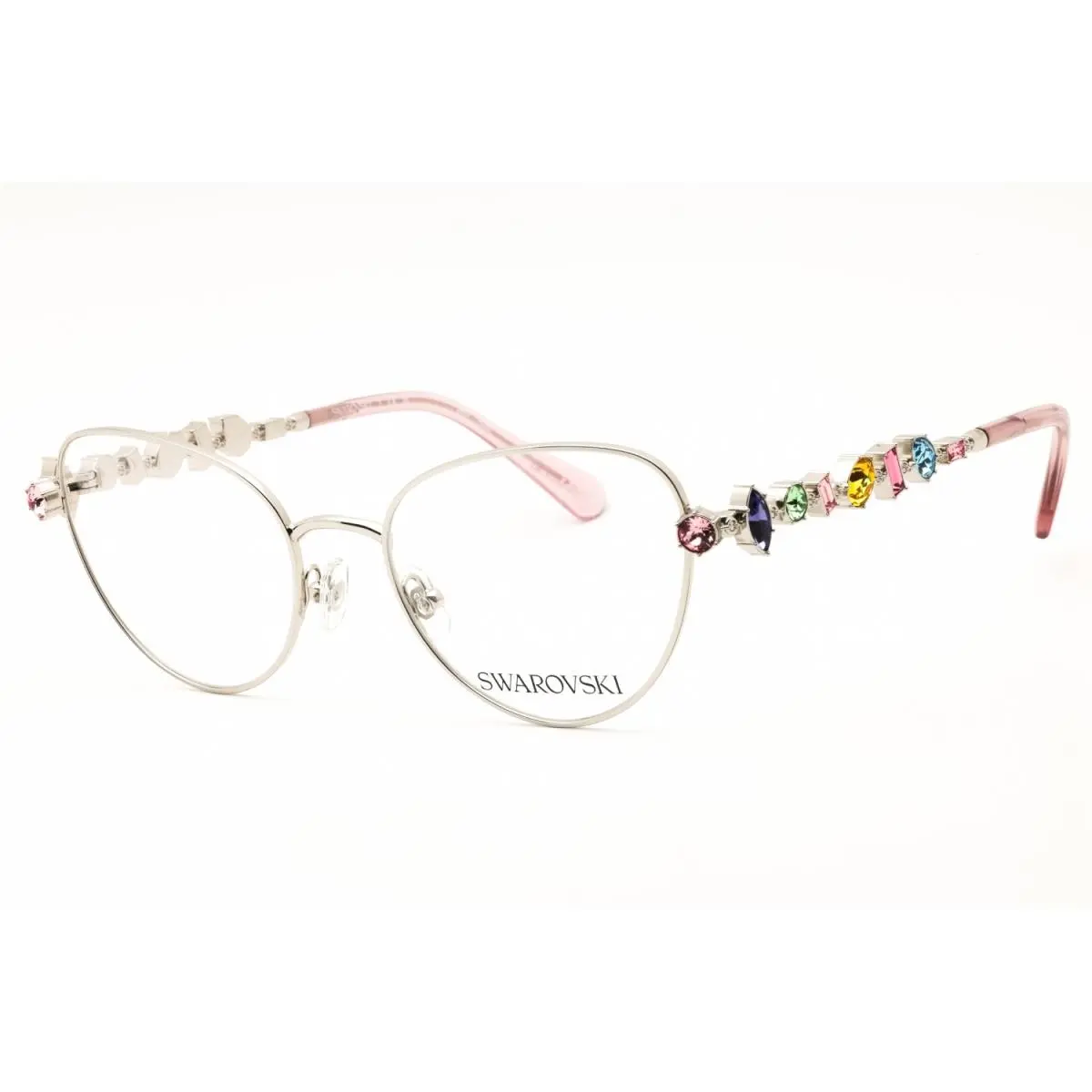 Swarovski SK1024-401-53 Eyeglasses Frame Size 53mm 19mm 140mm Silver Women 8056