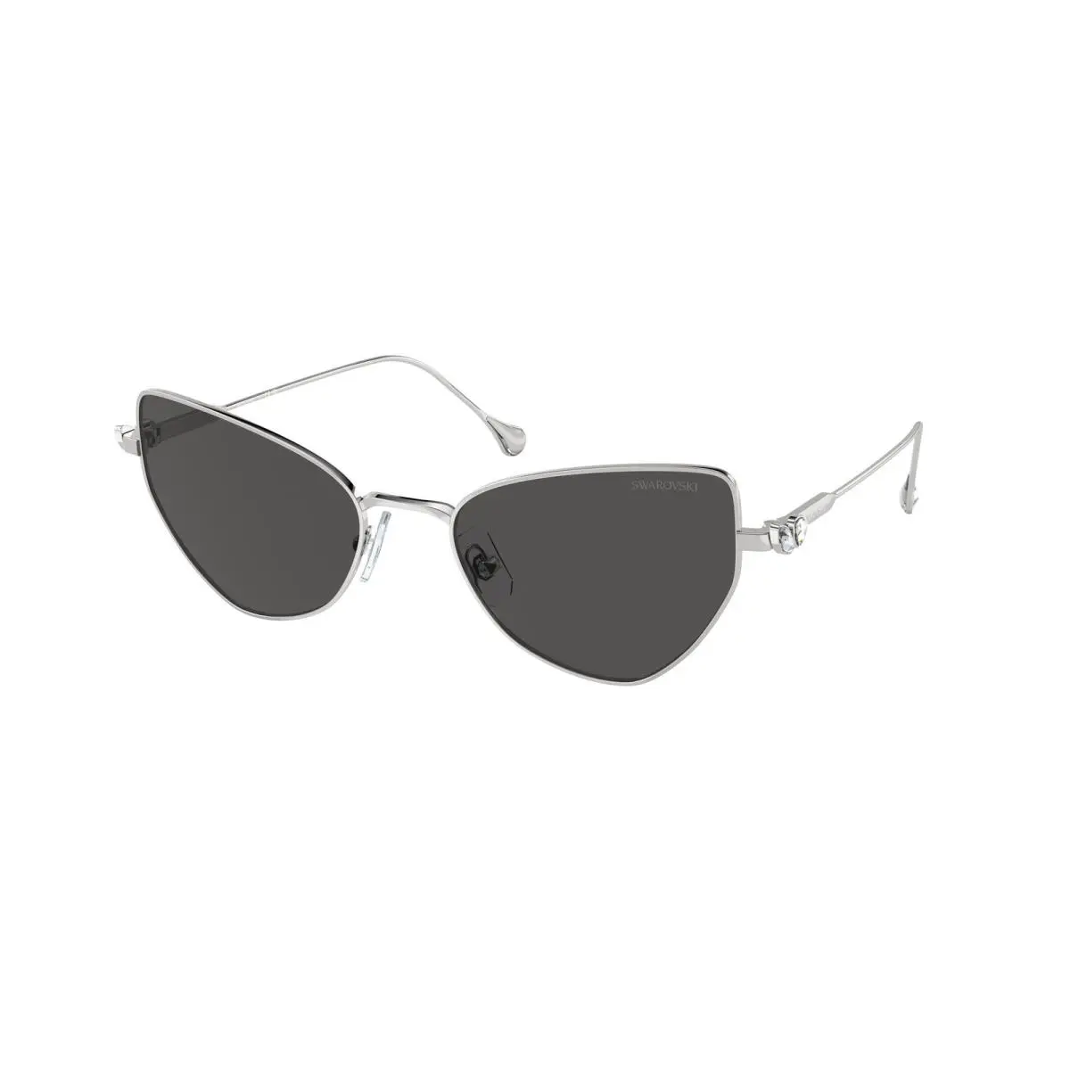 SK 7011 Silver Dark Grey 400187 Size 56 Sunglasses by Swarovski