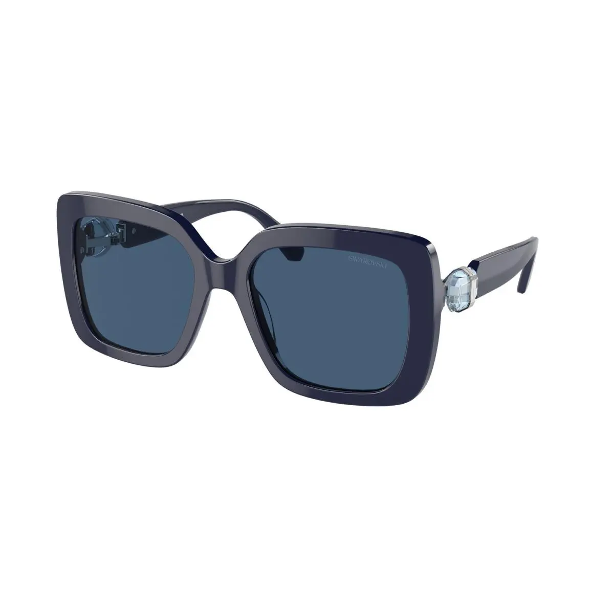 SK 6001 Opal Blue Dark 100455 Size 55 Sunglasses by Swarovski