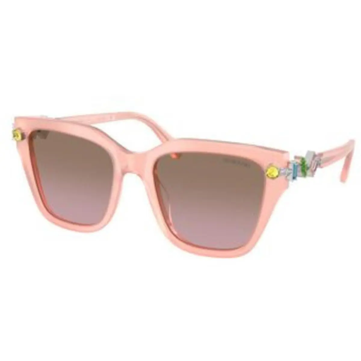 Swarovski SK 6041 Milky Pink / Gradient Brown 104114 Size 53 Sunglasses