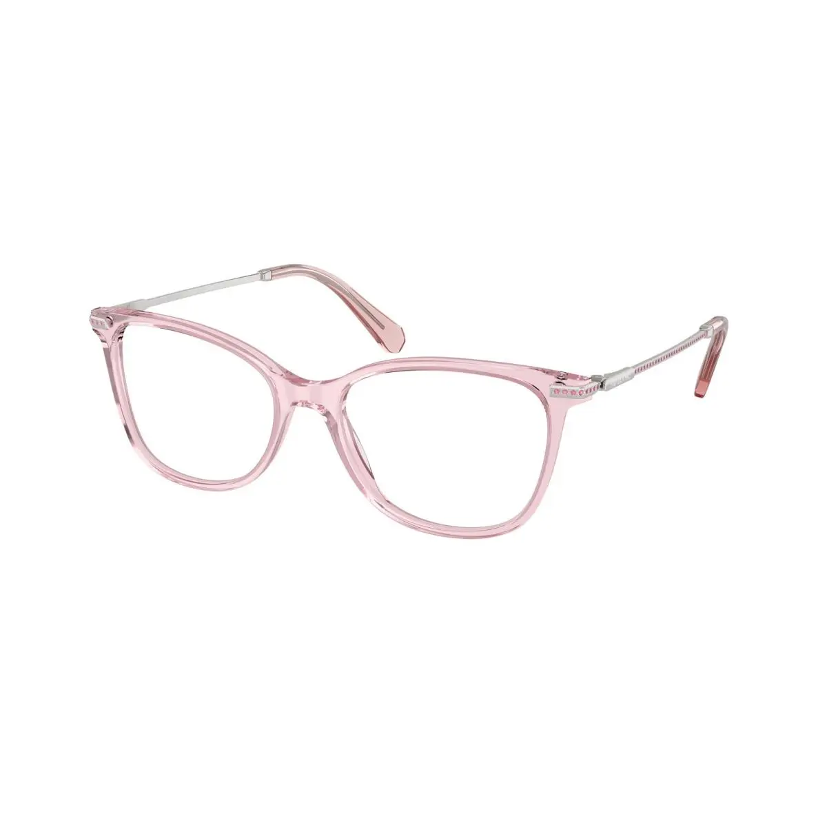 SK 2010 F Trasparent Rose 3001 Size 52 Eyeglasses by Swarovski