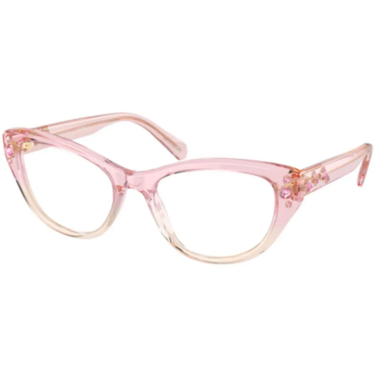 SK 2023 Pink Gradient Clear / Demo Lens 1048 Size 52 Eyeglasses by Swarovski