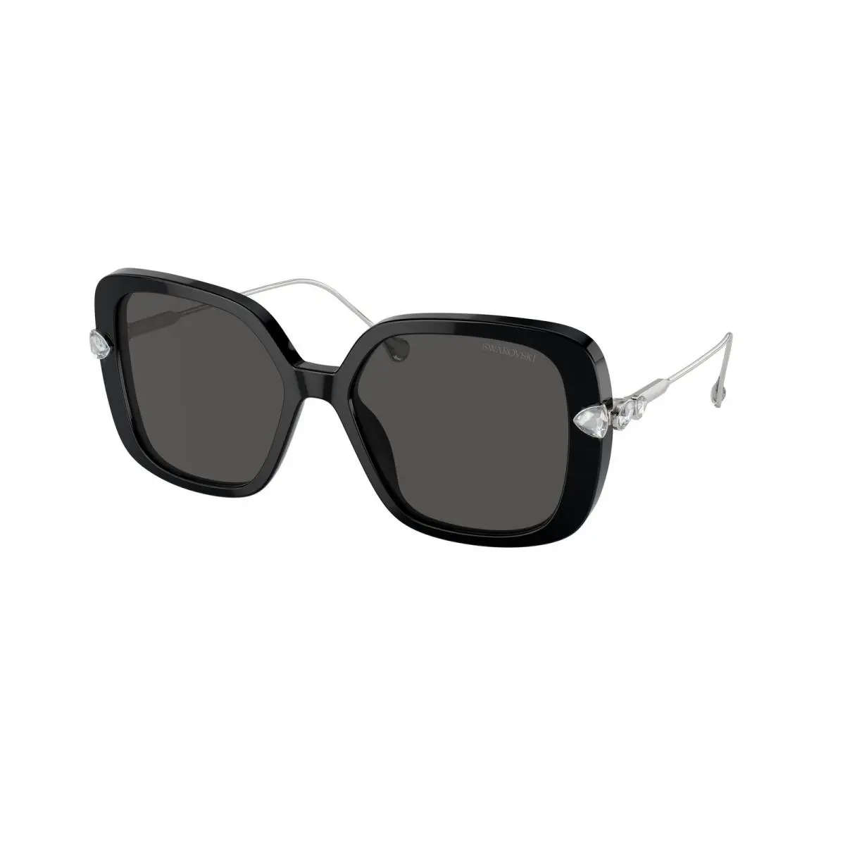 Swarovski SK 6011 Black Dark Grey 103887 Size 55 Sunglasses