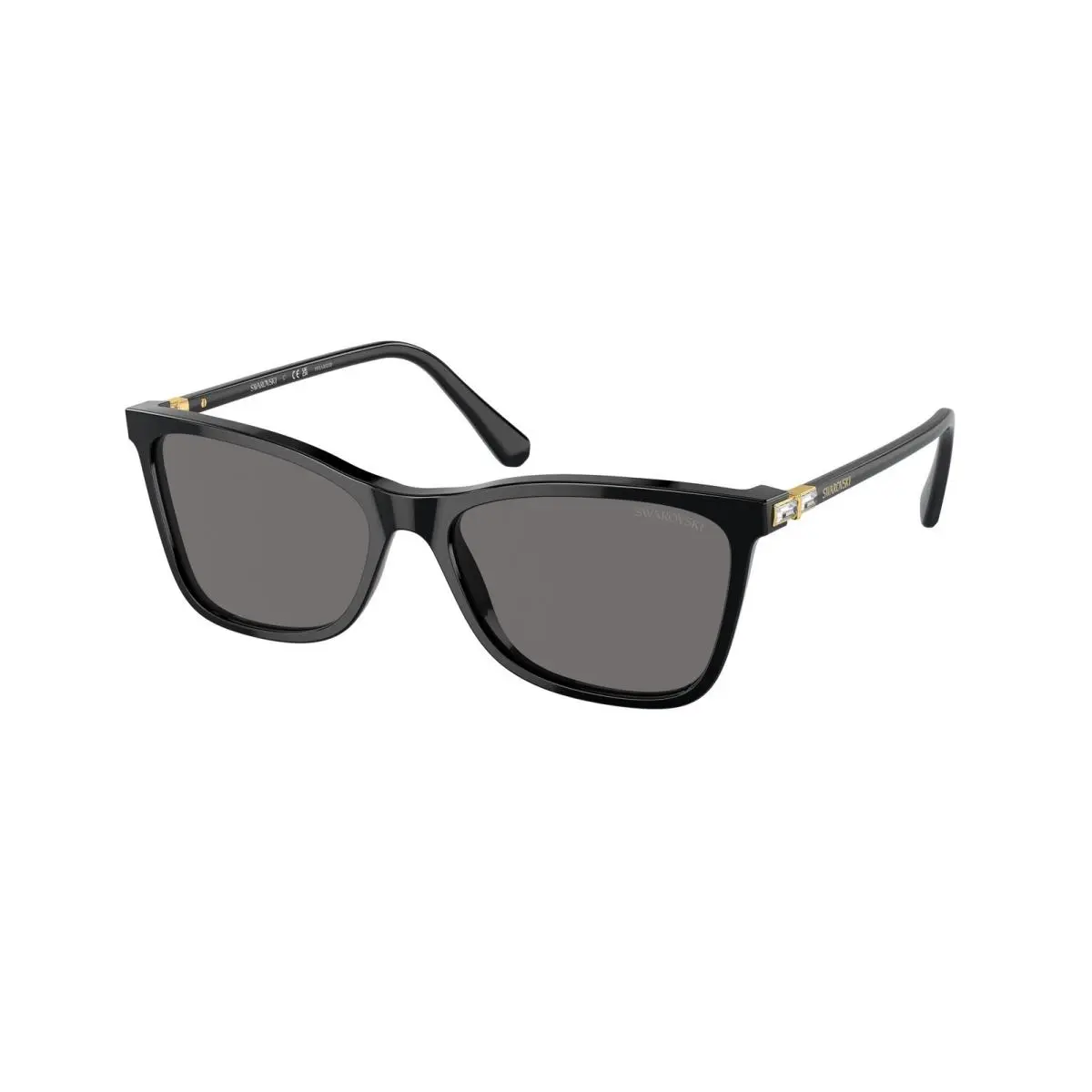 SK 6004 Black Dark Grey Polar 100181 Size 55 Sunglasses by Swarovski