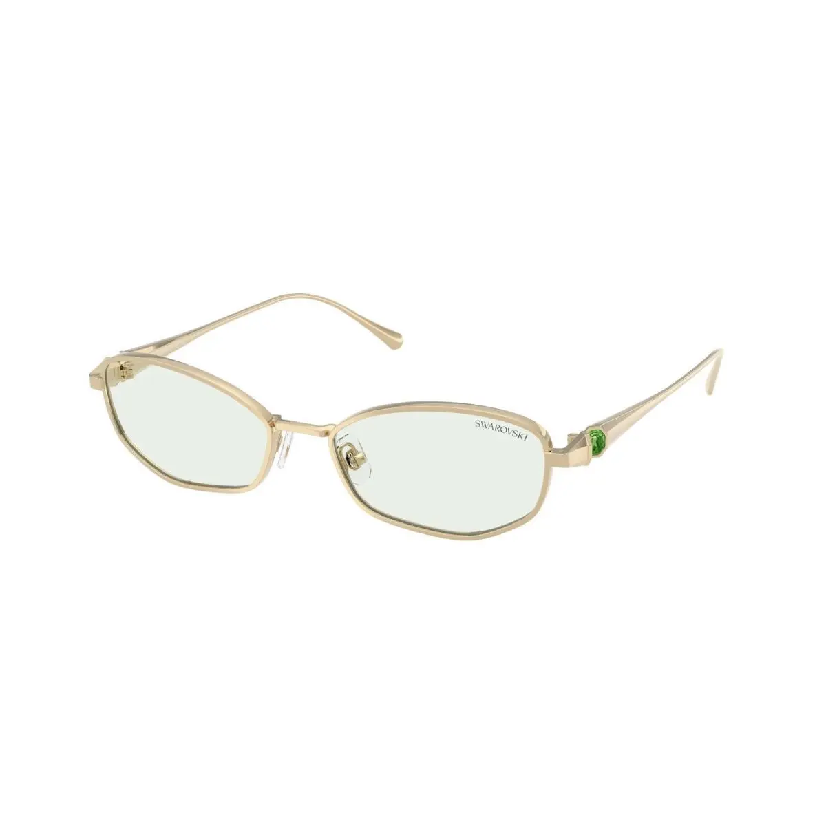 SK 7042 Pale Gold / Photo Green To Dark 4013M1 Size 55 Sunglasses by Swarovski