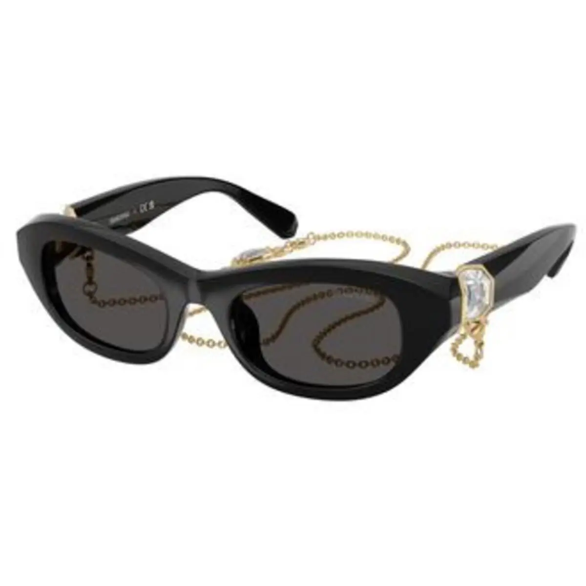 SK 6036 U Black / Dark Grey 107687 Size 50 Sunglasses by Swarovski
