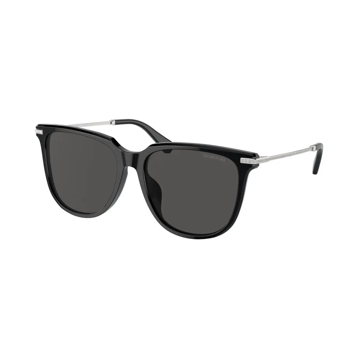SK 6015 D Black Dark Grey 100187 Size 55 Sunglasses by Swarovski