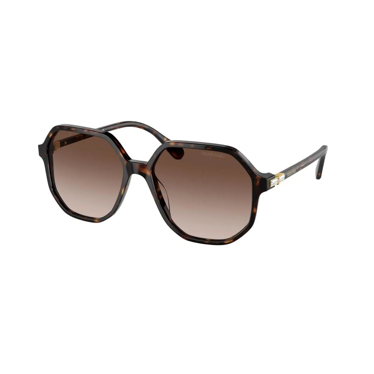 Swarovski SK 6003 Havana Brown Gradient 100213 Size 57 Sunglasses