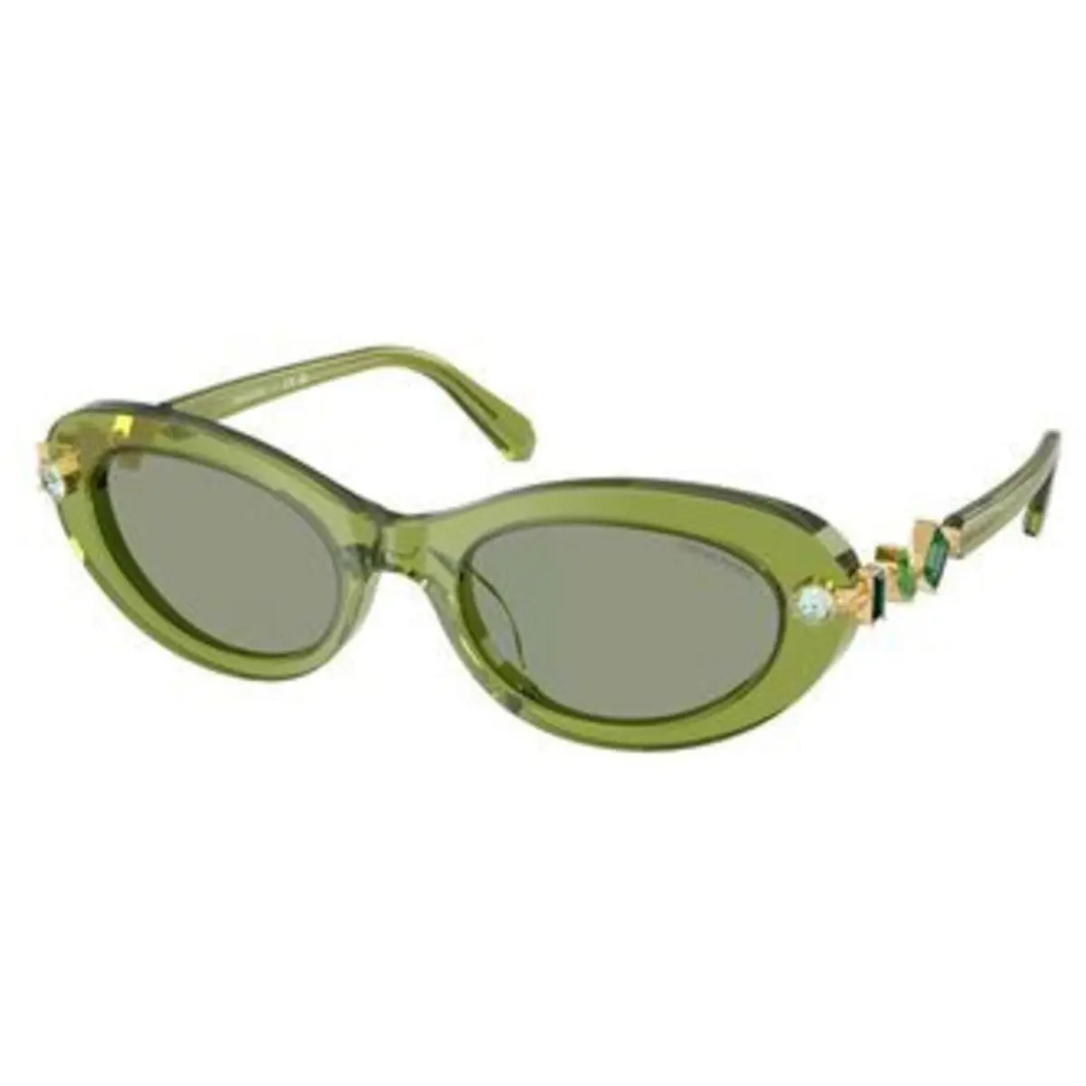 SK 6042 Transparent Green / 3002/2 Size 53 Sunglasses by Swarovski