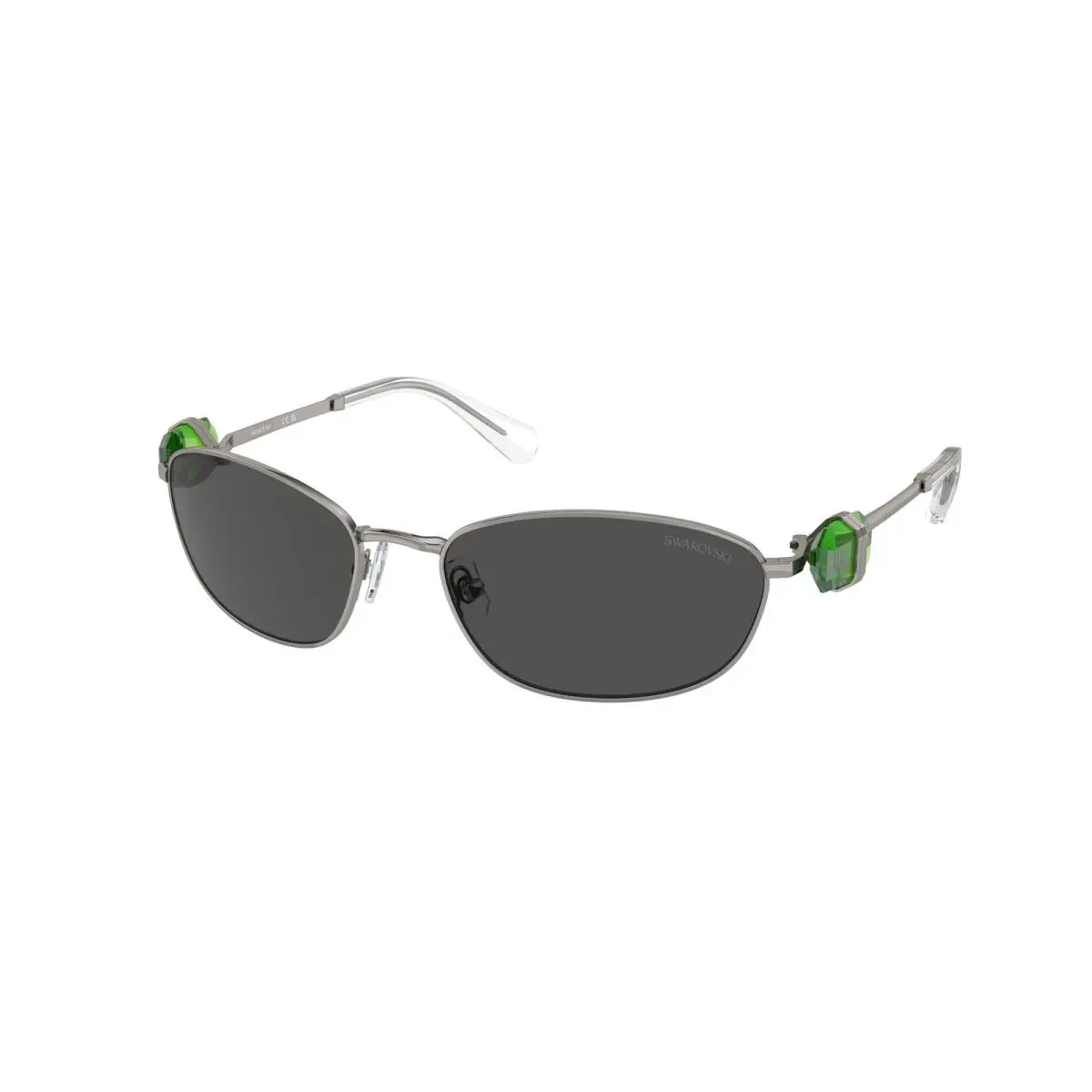 Swarovski SK 7010 Gunmetal Dark Grey 400687 Size 59 Sunglasses